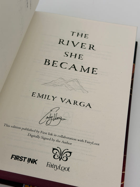 The River She Became by Emily Varga — FairyLoot Exclusive Edition