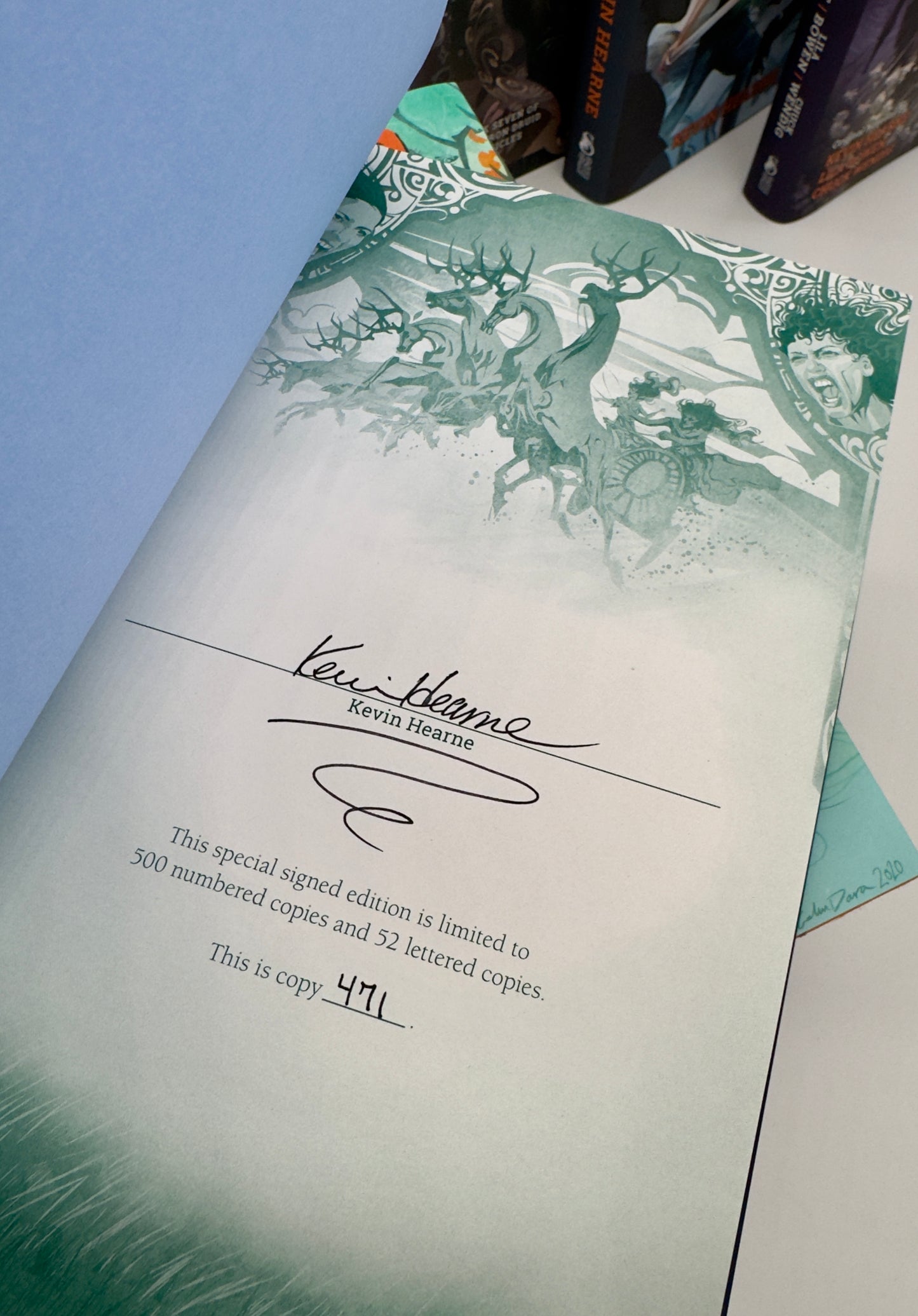 The Iron Druid Chronicles Kevin Hearne S&N set with rights
