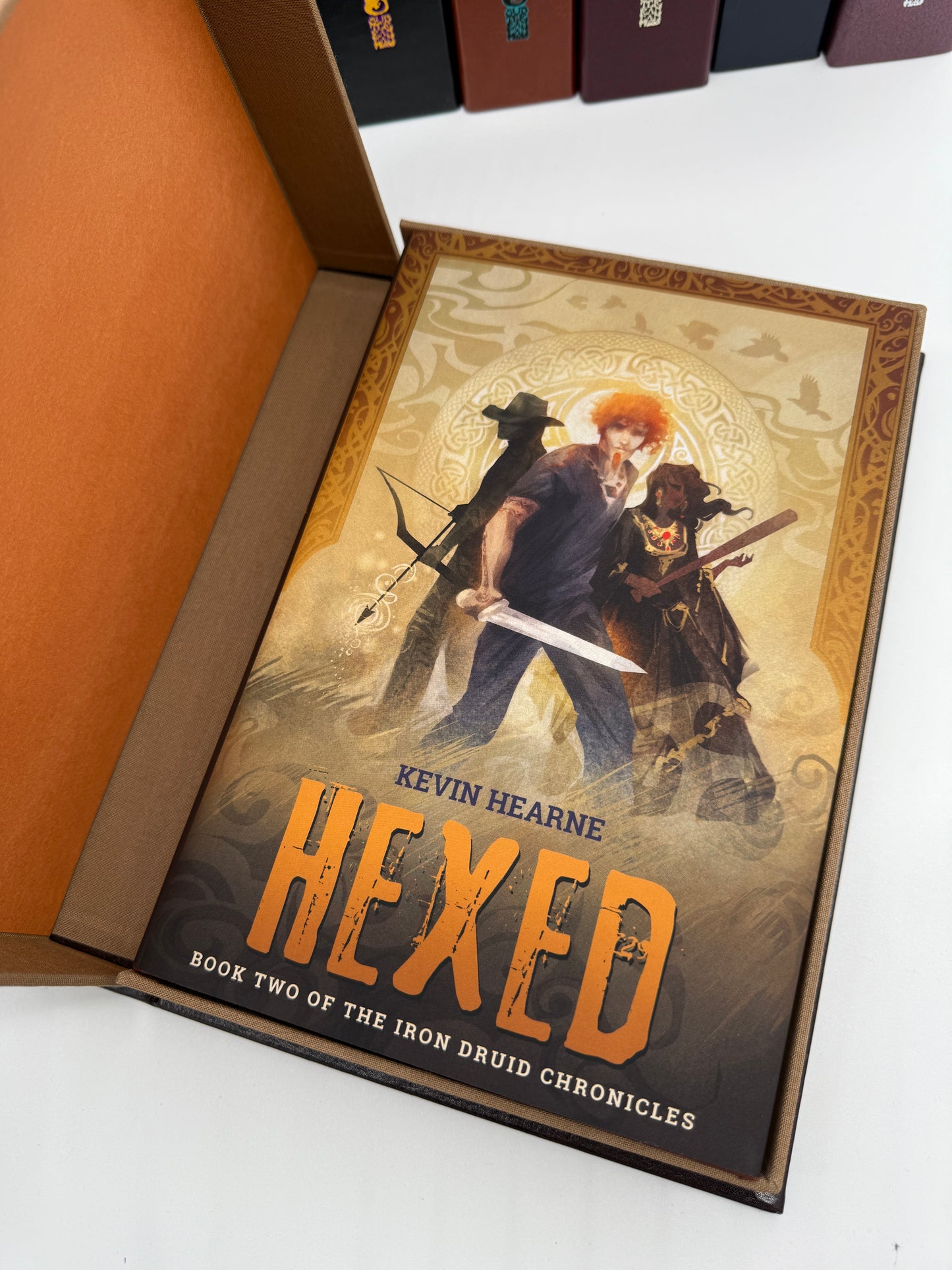 Iron Druid Chronicles by Kevin Hearne from Subterranean Press, lettered matching with rights