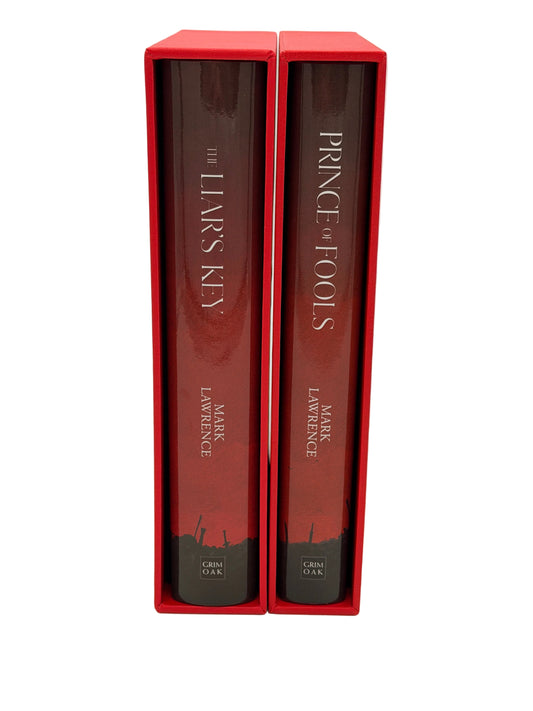 Prince of Fools, The Liar’s Key, The Wheel of Osheim — Mark Lawrence | Grim Oak Press Numbered Set