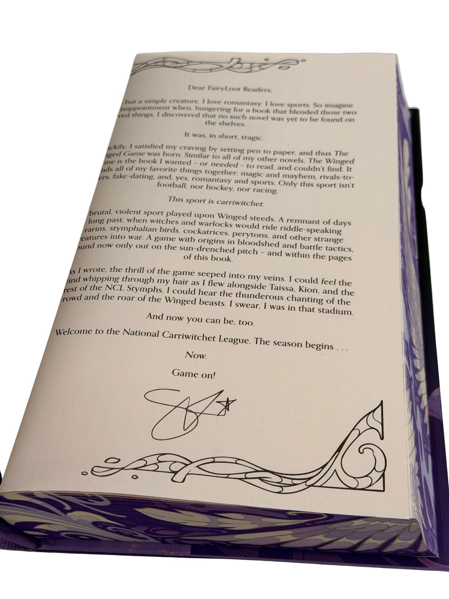 The Winged Game by Sophie Kim — FairyLoot Exclusive Edition
