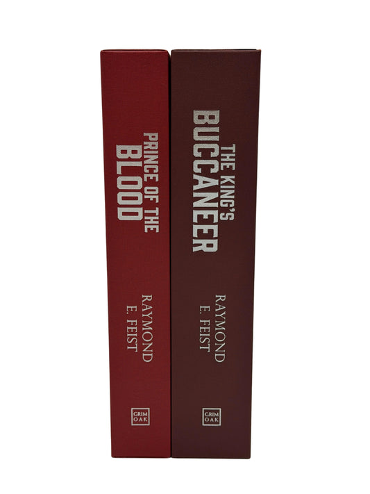 Prince of the Blood & The King's Buccaneer — Raymond E. Feist | Matching Numbered Grim Oak Press Set