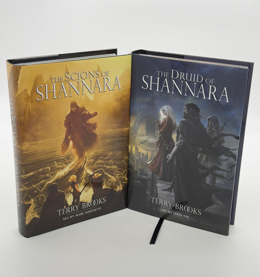 The Scions of Shannara and The Druid and Elf Queen of Shannara S&N with RIGHTS Grim Oak Press