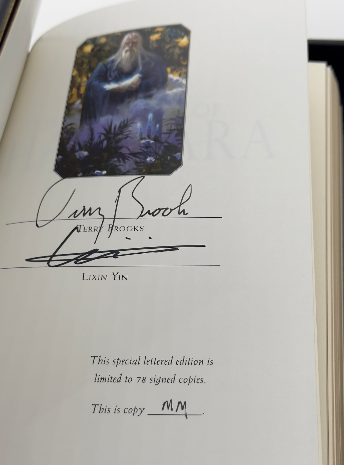Shannara book set Lettered Edition with future rights by Grim Oak Press + The Elf Queen