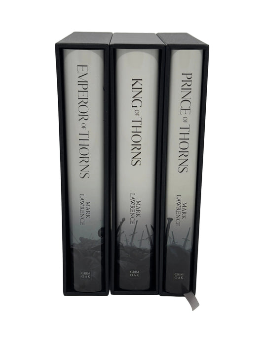 The Broken Empire Trilogy — Mark Lawrence | Matching Numbered Grim Oak Press Set