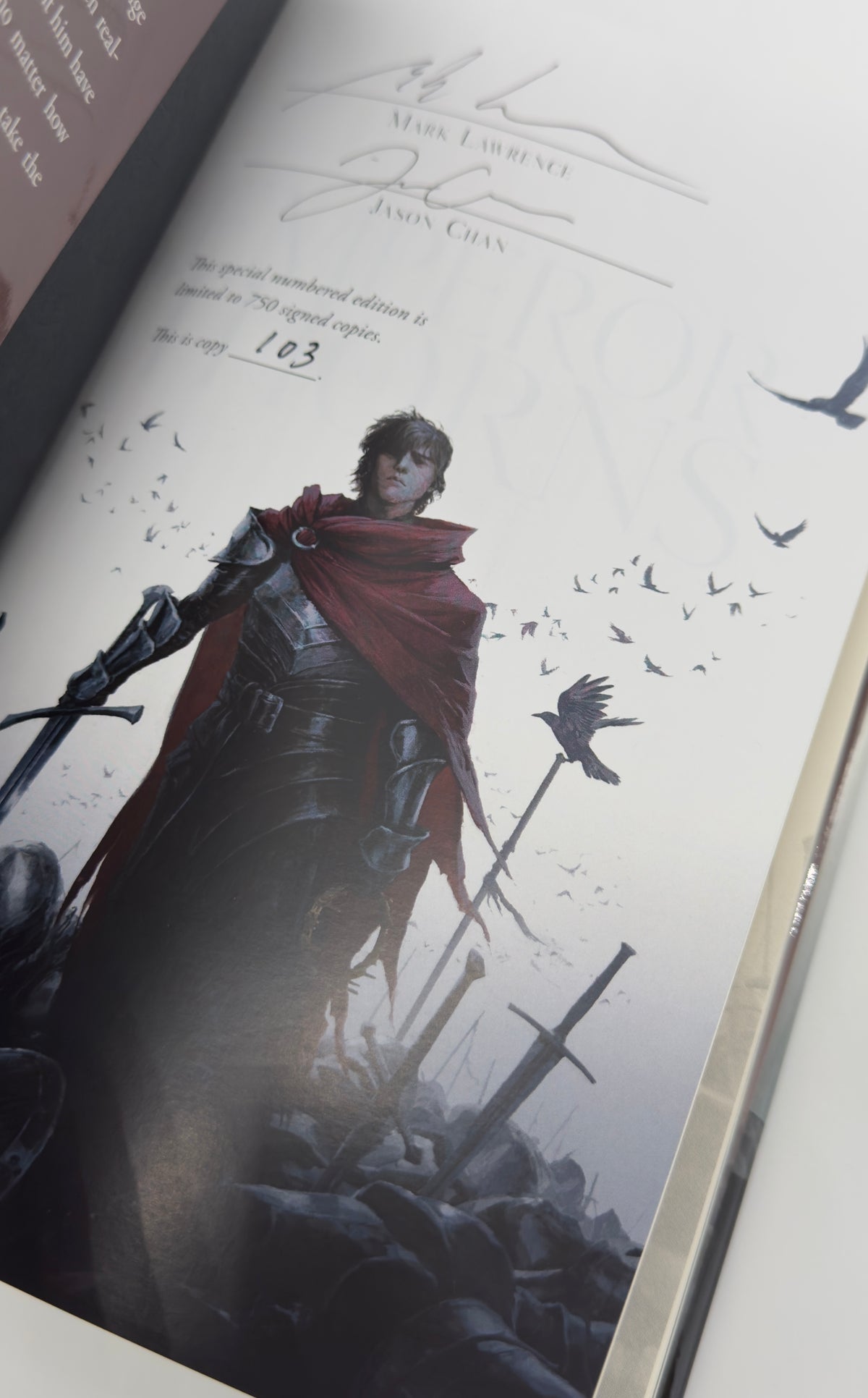 The Broken Empire Trilogy — Mark Lawrence | Matching Numbered Grim Oak Press Set
