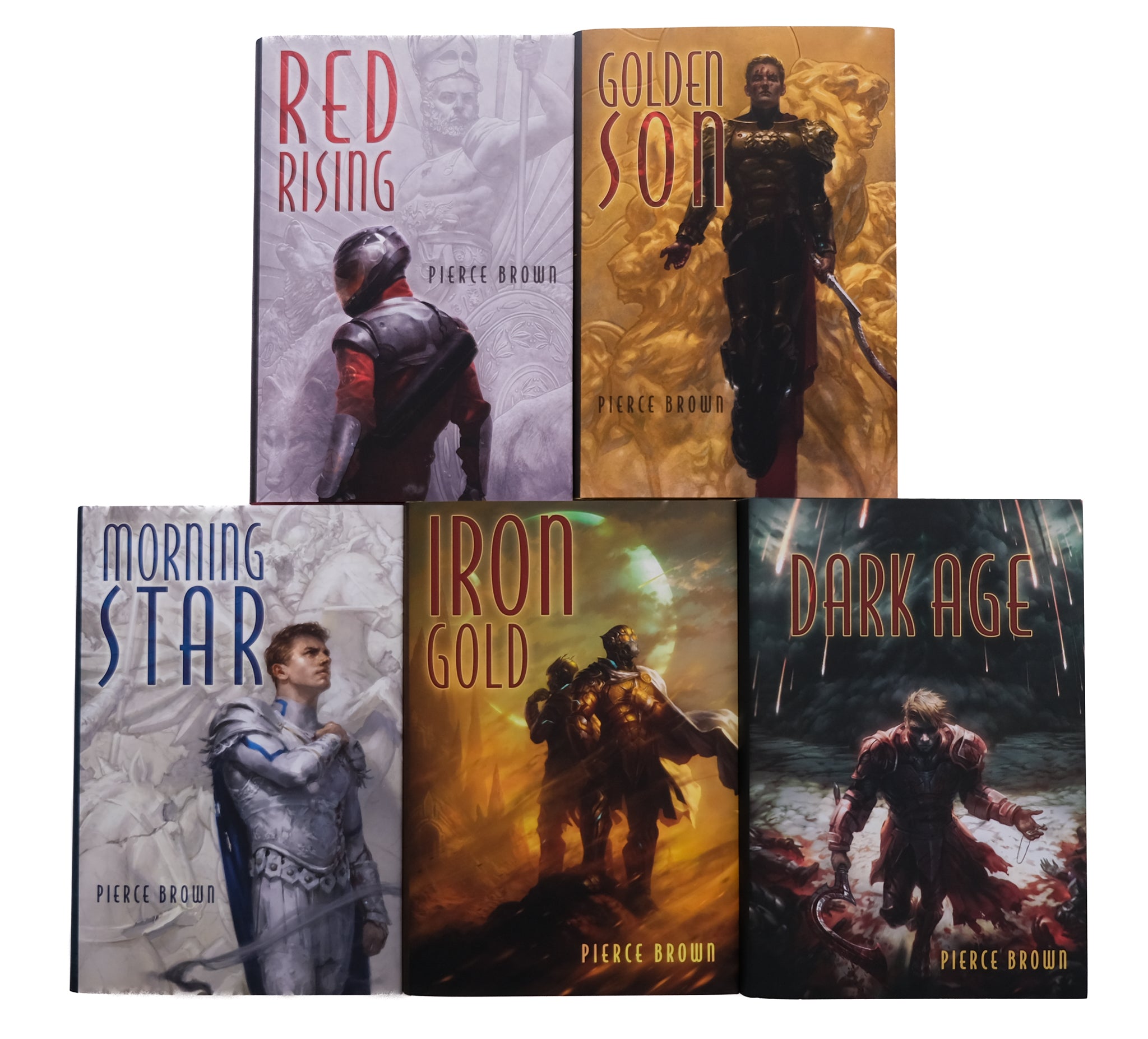 Red Rising Saga by Pierce Brown Full Set Matching + Rights numbered/si ...